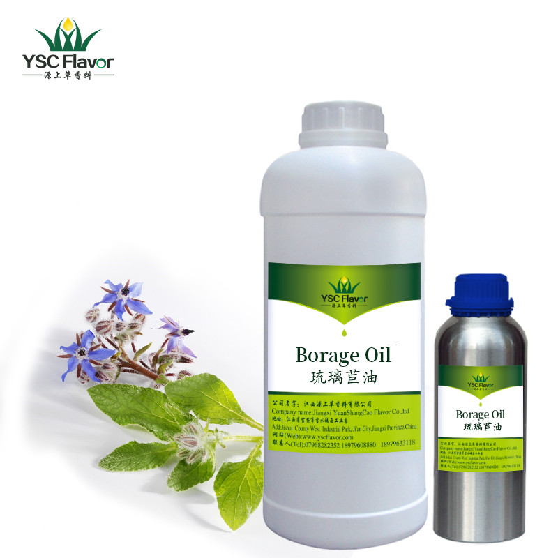 Cold pressed organic  bulk borage seed oil for skin care