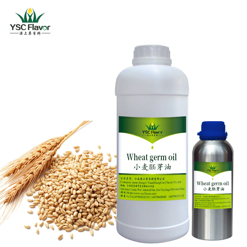 100% pure natural wheat germ oil for massage hair care and sun protection