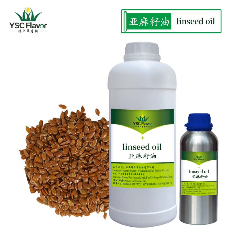 Reagent grade pure natural supply factory Linseed oil /flaxseed oil CAS 8001-26-1